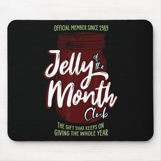 Jelly des monatlichen Clubspinns Christma Mousepad (Vorne)