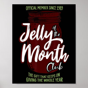 Jelly des monatlichen Clubspinns Christma Poster