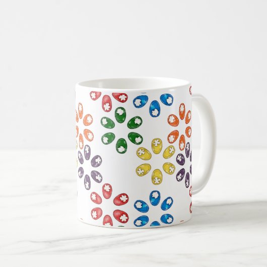 Jelly Deviled Eggs Coffee Tasse (VorderseiteRechts)