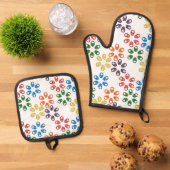 Jelly Deviled Eggs Ofenhandschuh & Topflappen-Set (Oben Unten)