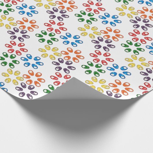 Jelly Deviled Eggs Wrapping Paper Geschenkpapier (Ecke)