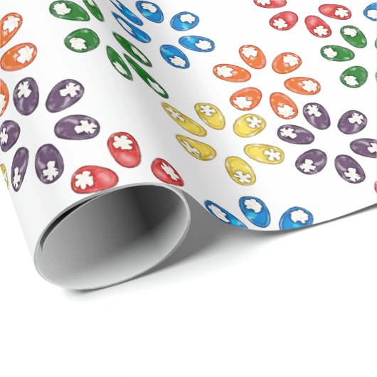 Jelly Deviled Eggs Wrapping Paper Geschenkpapier (Rolleneckpunkt)