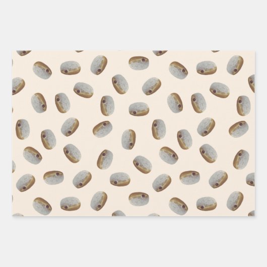 Jelly Donut Wrapping Paper Geschenkpapier Set (Vorderseite 3)