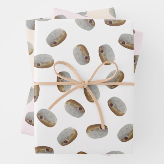 Jelly Donut Wrapping Paper Geschenkpapier Set (Beispiel)