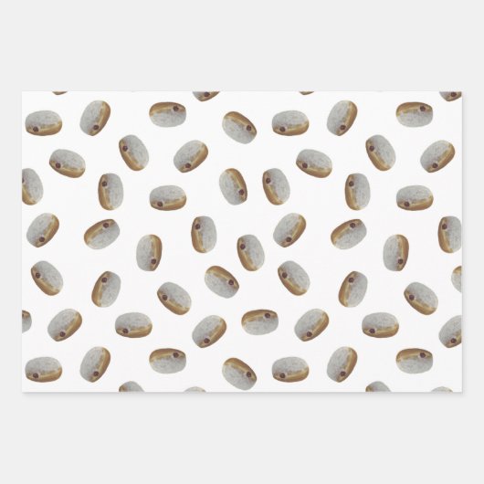 Jelly Donut Wrapping Paper Geschenkpapier Set (Vorderseite)