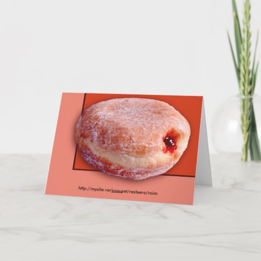 Jelly Fill Donut Karte (Rückseite)