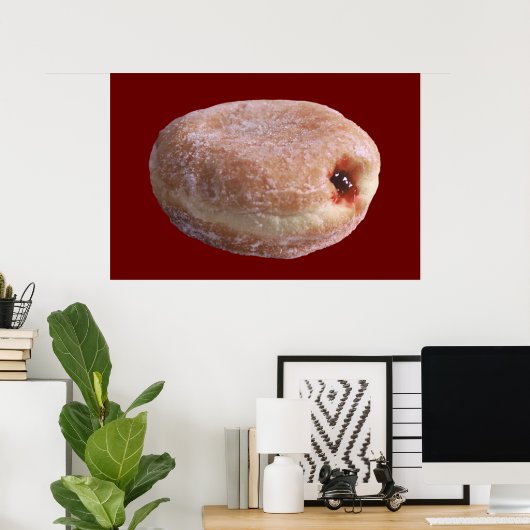 Jelly Fill Donut Poster (Heimbüro)