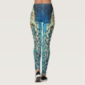 Jelly Fish Abstrakte Leggings (Rückseite)