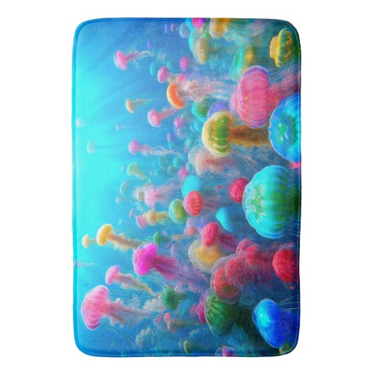 Jelly Fish Badematte (Vorderseite Vertikal)