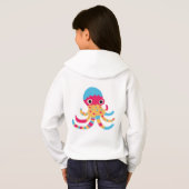 Jelly Fish Design Hoodie (Schwarz voll)