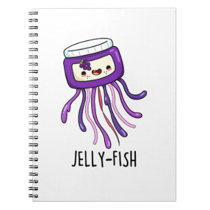 Jelly-fish Funny Jelly Jar Pun Notizblock