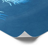 Jelly fish - Plakatdruck Poster (Ecke)