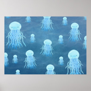 Jelly fish - Plakatdruck Poster
