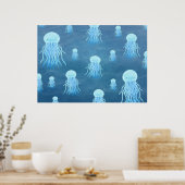Jelly fish - Plakatdruck Poster (Küche)