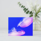 Jelly Fish Postcard Postkarte (Stehend Vorderseite)