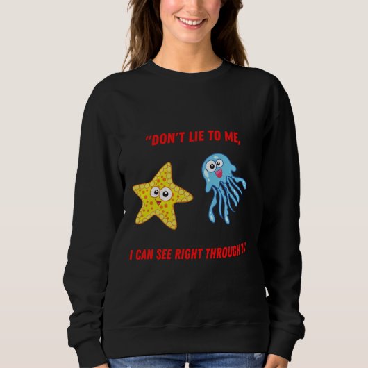 Jelly Fishstar Fish Sweatshirt (Vorderseite)