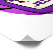 Jelly-llujah Funny Jelly Pun Poster (Ecke)