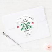 Jelly of the Month Club Jam Labels Runder Aufkleber (Umschlag)