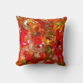 Jelly Rings Candy Throw Kissen