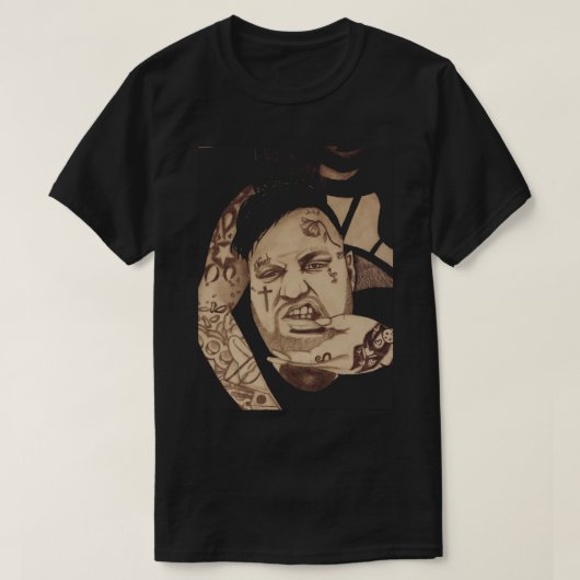 Jelly Roll Hand Drawn Portrait T-Shirt (Design vorne)