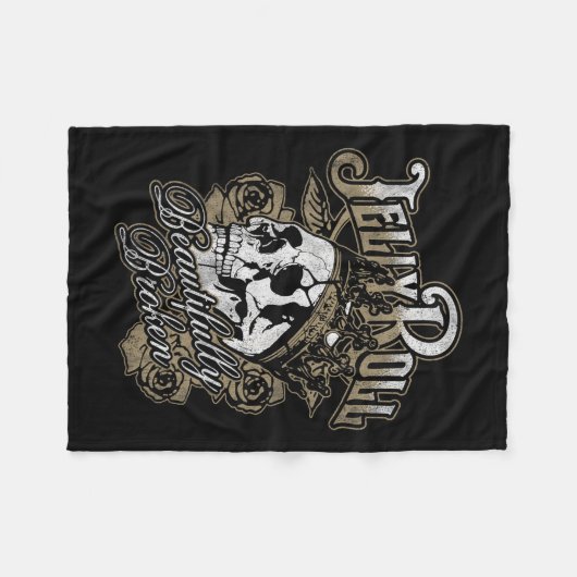 Jelly Roll - Schöner Broken Fleecedecke (Vorderseite (Horizontal))