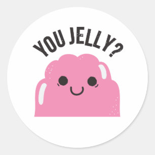 Jelly? Runder Aufkleber
