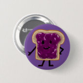 Jelly Sandwich Buddy Button (Vorne & Hinten)