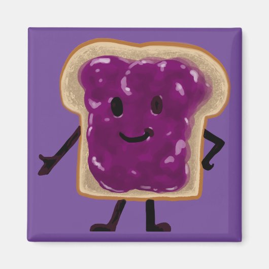 Jelly Sandwich Buddy Magnet (Vorne)