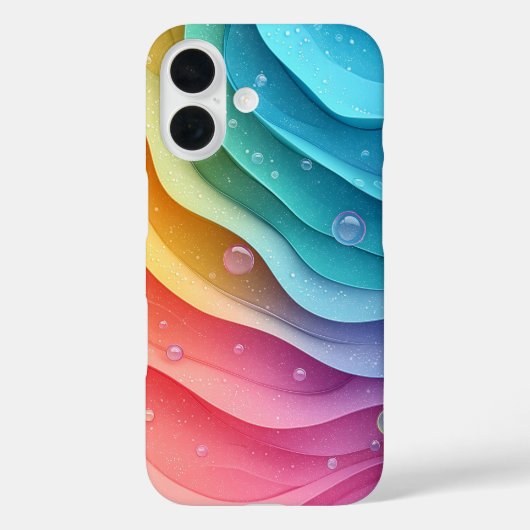 Jelly Spectrum Swirl Phone Case (Rückseite)