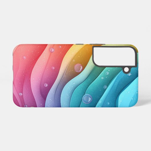 Jelly Spectrum Swirl Phone Case Samsung Galaxy Hülle (Rückseite (Horizontal))