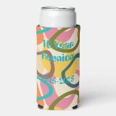 Jelly Squares Selters Dosenkühler (Seltzer Vorderseite)