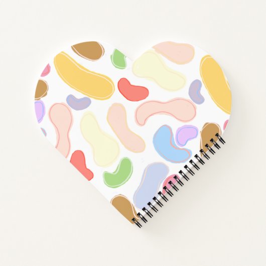 Jelly-Süßigkeiten-Buch Notizblock (Rückseite)