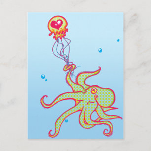 Jelly Valentine Postcard Feiertagspostkarte