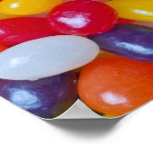 Jellybeans Background - Osterjelly-Bohnen Poster (Ecke)