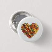 Jellybeans Heart Button (Vorne & Hinten)