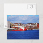 Jellybohnenhäuser in St. John's Postkarte (Vorne/Hinten)