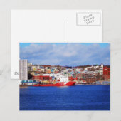Jellybohnenhäuser in St. John's Postkarte (Vorne/Hinten)