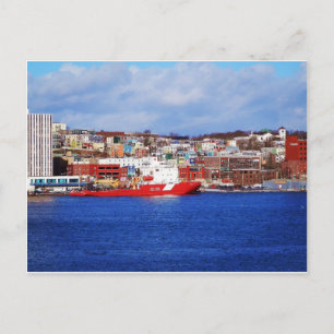Jellybohnenhäuser in St. John's Postkarte