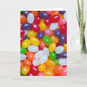 Jellybohnenvorlage - Osterjellybeans Feiertagskarte