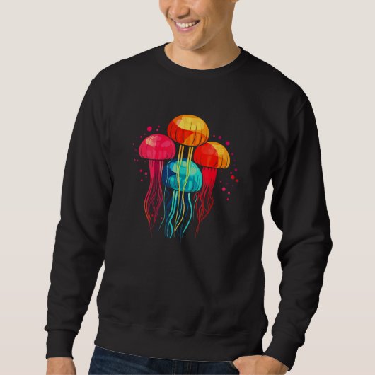 Jellyfish_9 Sweatshirt (Vorderseite)