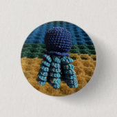 Jellyfish Amigurumi Design Button (Vorderseite)