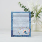 Jellyfish Aquarellschrift Schreibpapier (Stehend Vorderseite)