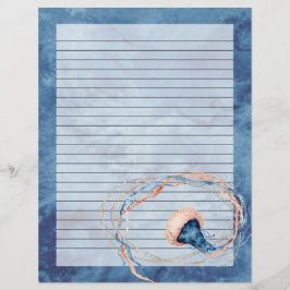 Jellyfish Aquarellschrift Schreibpapier