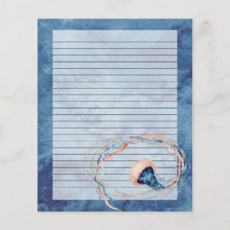 Jellyfish Aquarellschrift Schreibpapier