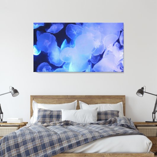 JELLYFISH AUF LEINWAND 20 "x 16" (Insitu (Schlafzimmer))