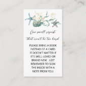 Jellyfish Babydusche Buchungsanfrage Begleitkarte (Vorderseite)