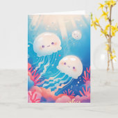 Jellyfish Buddies Adventure Karte (Gelbe Blume)