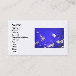 Jellyfish Business Card Visitenkarte