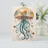 "Jellyfish Cove Notebook: Sale Event" Dankeskarte (Stehend Vorderseite)