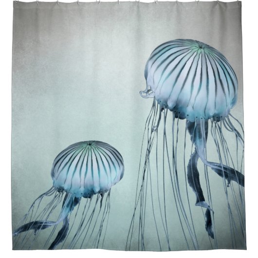 Jellyfish Dance Duschvorhang (Vorderseite)